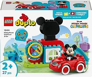 Constructor LEGO Duplo: Mickey Mouse Clubhouse & Car (10454)