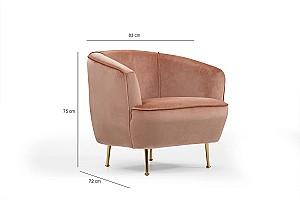 Fotoliu Trendy Piccoli Roz