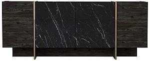 Comoda Trendy Veyron Negru/Auriu