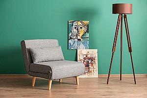 Fotoliu Trendy Folde Single Gri deschis
