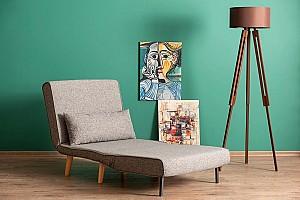 Fotoliu Trendy Folde Single Gri deschis