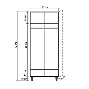 Dulap Trendy Lidya 2 977 Sonomo (Bej)