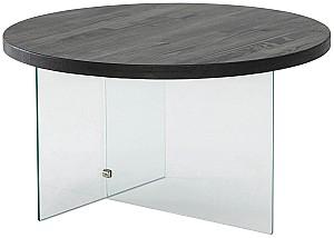 Masuta de cafea, reviste Trendy Serenity Antracit (Gri)/Transparent