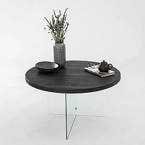 Masuta de cafea, reviste Trendy Serenity Antracit (Gri)/Transparent