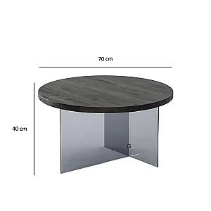 Masuta de cafea, reviste Trendy Serenity Antracit (Gri)/Gri inchis