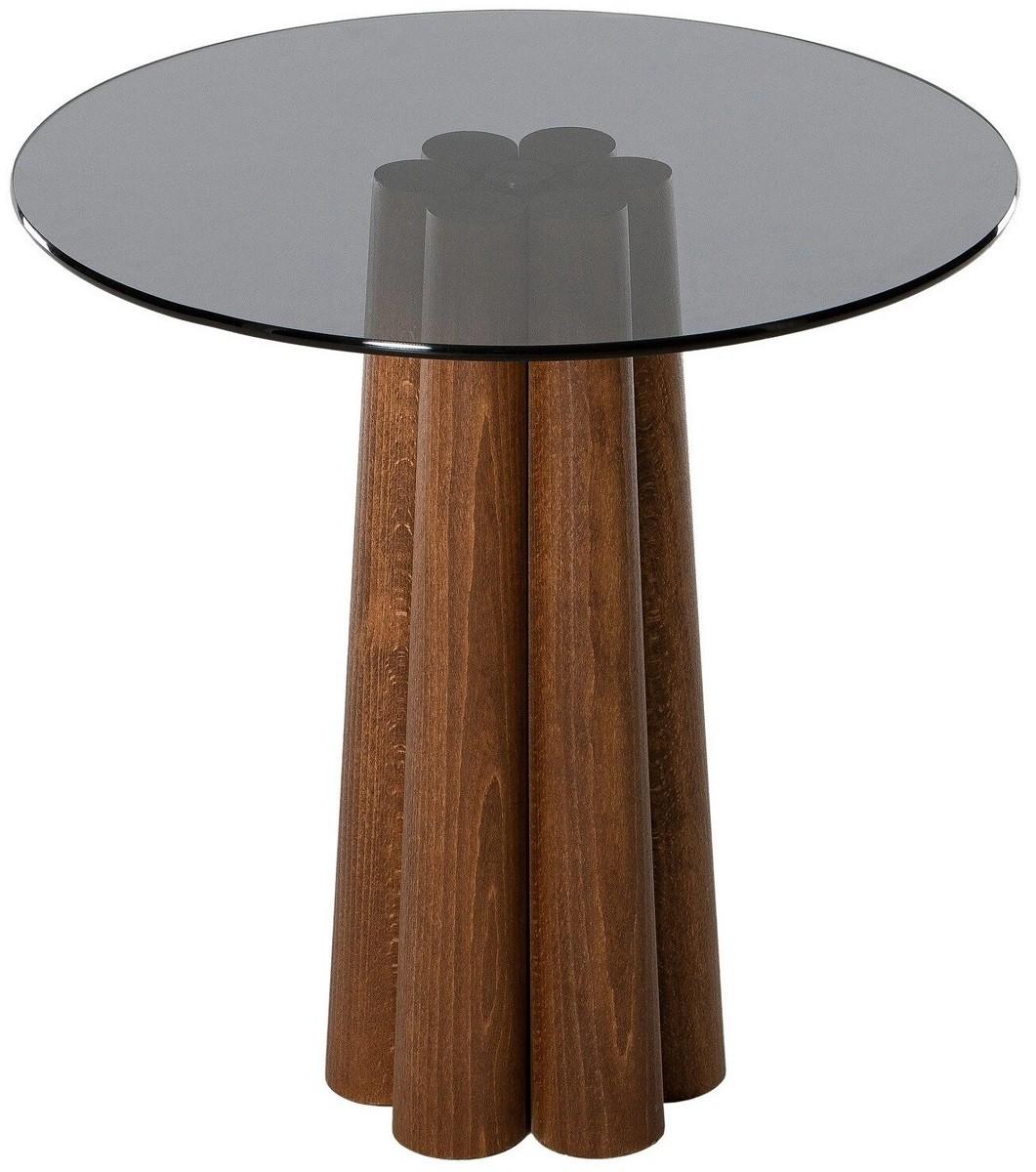 Masuta de cafea, reviste Trendy Thales Nuc (Maro)/Gri inchis