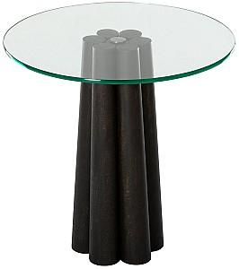 Masuta de cafea, reviste Trendy Thales Negru/Transparent