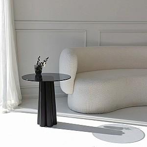 Masuta de cafea, reviste Trendy Thales Negru/Gri inchis