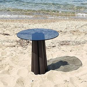 Masuta de cafea, reviste Trendy Thales Negru/Gri inchis