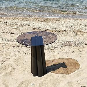 Masuta de cafea, reviste Trendy Thales Negru/Bronz