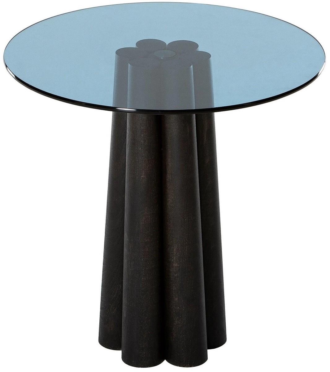 Masuta de cafea, reviste Trendy Thales Negru/Albastru