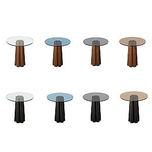 Masuta de cafea, reviste Trendy Thales Negru/Albastru