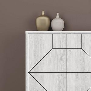 Comoda Trendy Duna 183 Alb antic