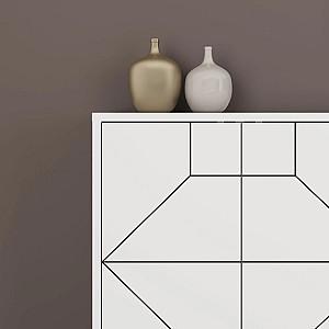 Comoda Trendy Duna 183 Alb