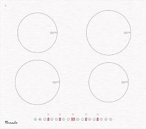 Plita incorporabila electrica Tornado GTR600NLP White