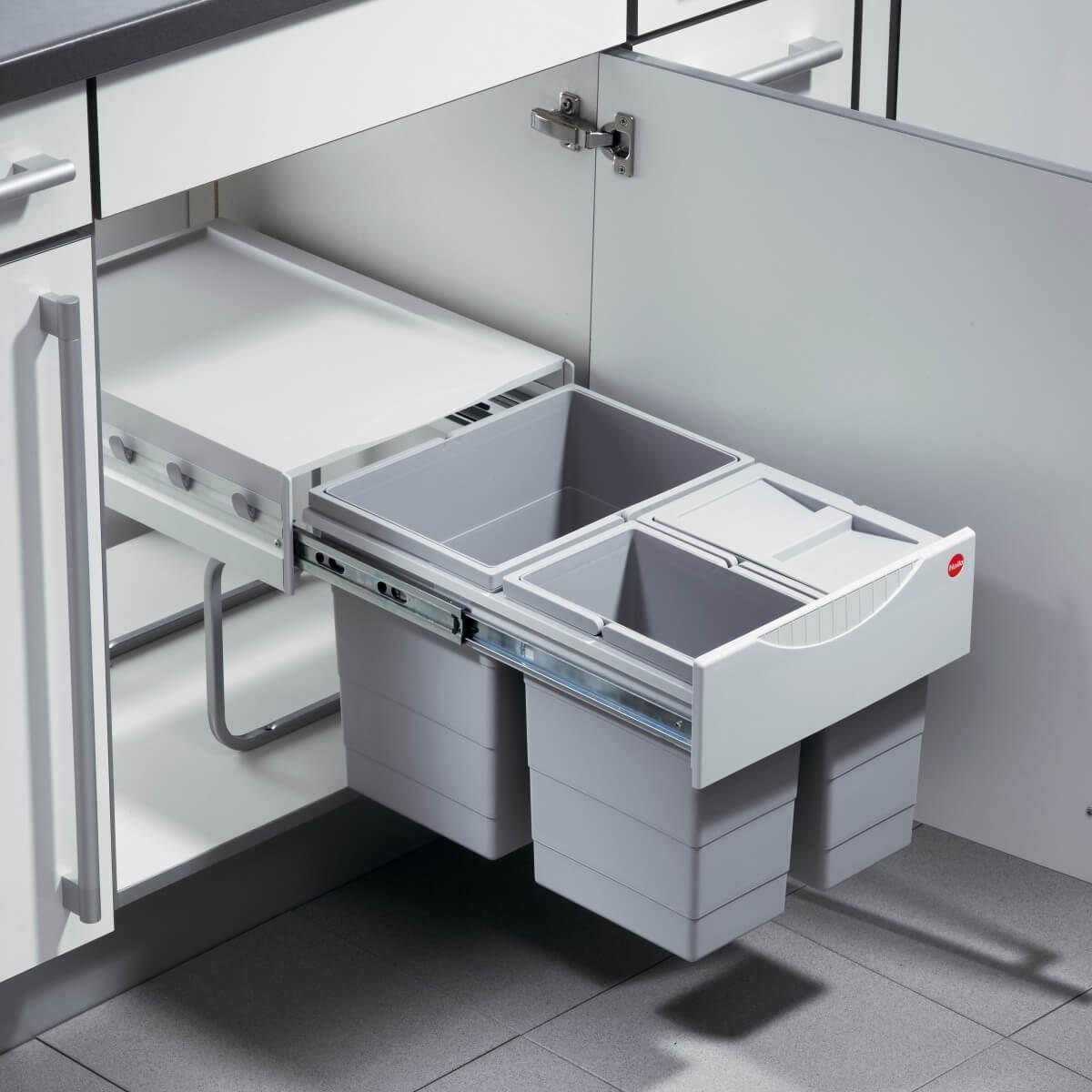 Cos de gunoi Hailo Space Saving Tandem18 / 8,5 / 8,5 / D