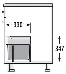 Cos de gunoi Hailo AS Raumspar Tandem S 18/12