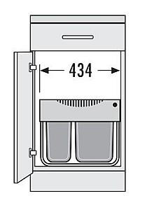 Cos de gunoi Hailo AS Raumspar Tandem S 18/12