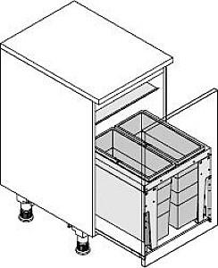 Cos de gunoi Hailo Triple XL