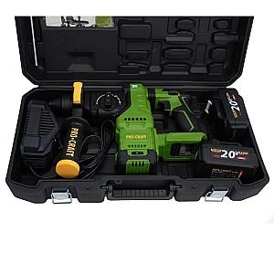 Ciocan rotopercutor ProCraft PHA30 (cu 2 baterii și încărcător)