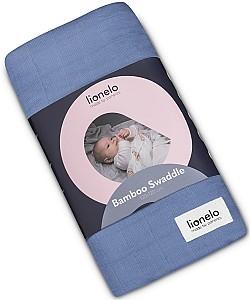 Plapuma Lionelo Bamboo Swaddle Blue Denim