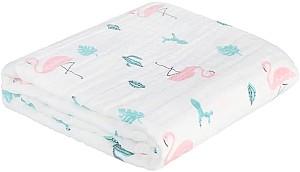 Plapuma Akuku Muselin Flamingos