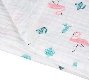 Plapuma Akuku Muselin Flamingos