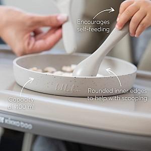 Farfurie Kikka Boo Platinum Silicone Sage 400 ml