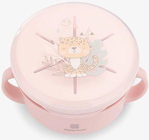 Set de recipiente alimentare Kikka Boo Savanna Pink 380 ml