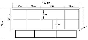 Comoda Trendy Quantum Medula 200 Pin atlantic (Maro)