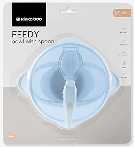 Farfurie Kikka Boo Feedy Blue