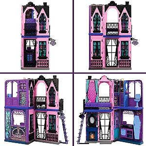 Casuta pentru papusi BARBIE Monster High „Boo-tique Hotel” (JBF16)