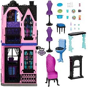 Casuta pentru papusi BARBIE Monster High „Boo-tique Hotel” (JBF16)