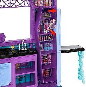 Casuta pentru papusi BARBIE Monster High „Boo-tique Hotel” (JBF16)