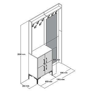 Antreu Trendy Berlin BC Nuc (Maro)/Marmura alba