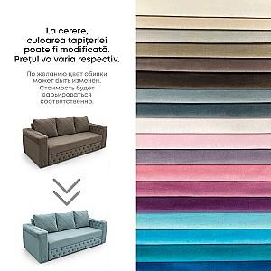 Canapea Aurus Dolce 235 cm (delfin) Albastru deschis