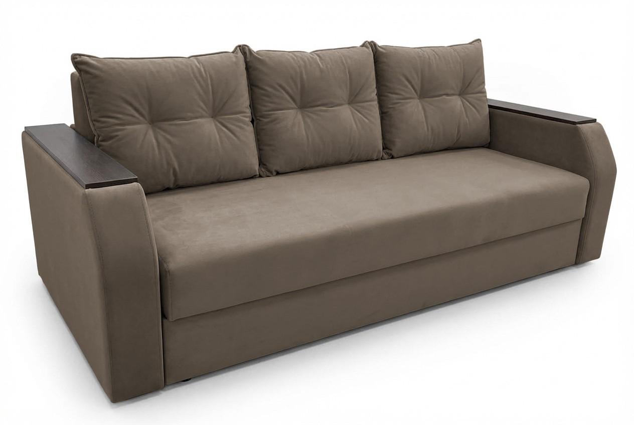 Canapea Aurus Clever 225 cm (tick-tac) Maro