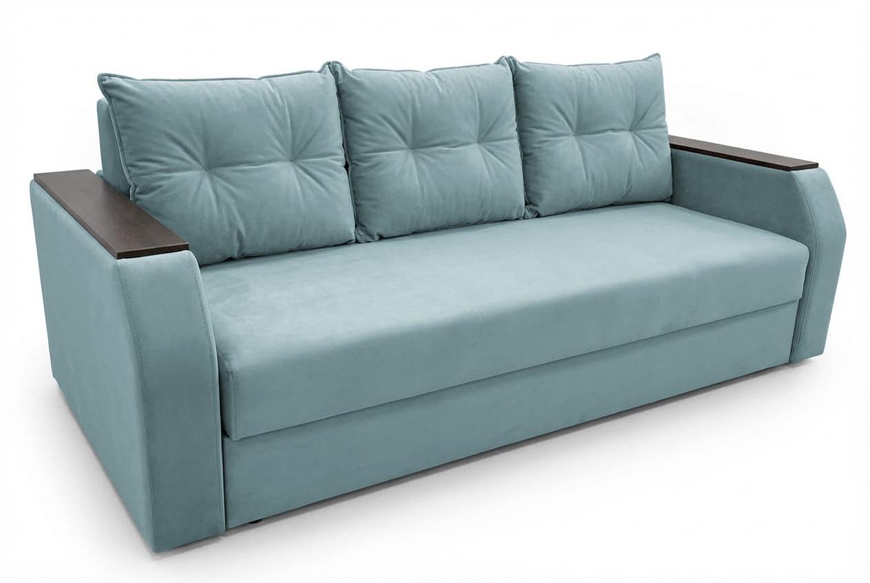 Canapea Aurus Clever 225 cm (tick-tac) Albastru deschis