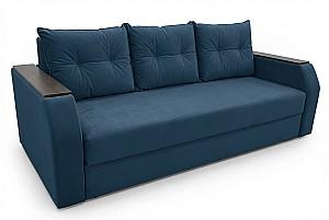 Canapea Aurus Clever 225 cm (tick-tac) Albastru inchis