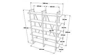 Etajera Trendy MN05-BA Nuc (Maro)