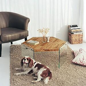 Masuta de cafea, reviste Trendy Hexagon S304 Stejar (Bej)