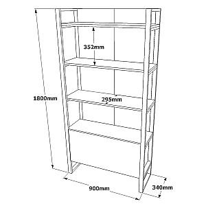 Dulap Trendy ML6-A Pin Atlantic (Maro)