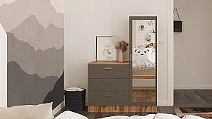 Comoda Trendy CC6-AA Pin Atlantic (Maro)/Antracit (Gri)