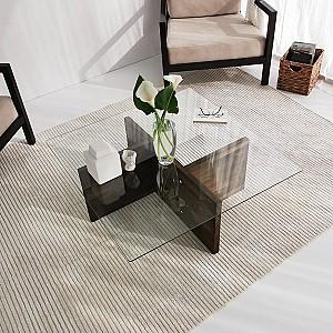 Masuta de cafea, reviste Trendy Glory Nuc (Maro)