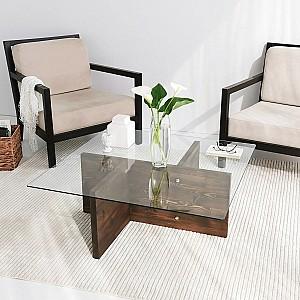 Masuta de cafea, reviste Trendy Glory Nuc (Maro)