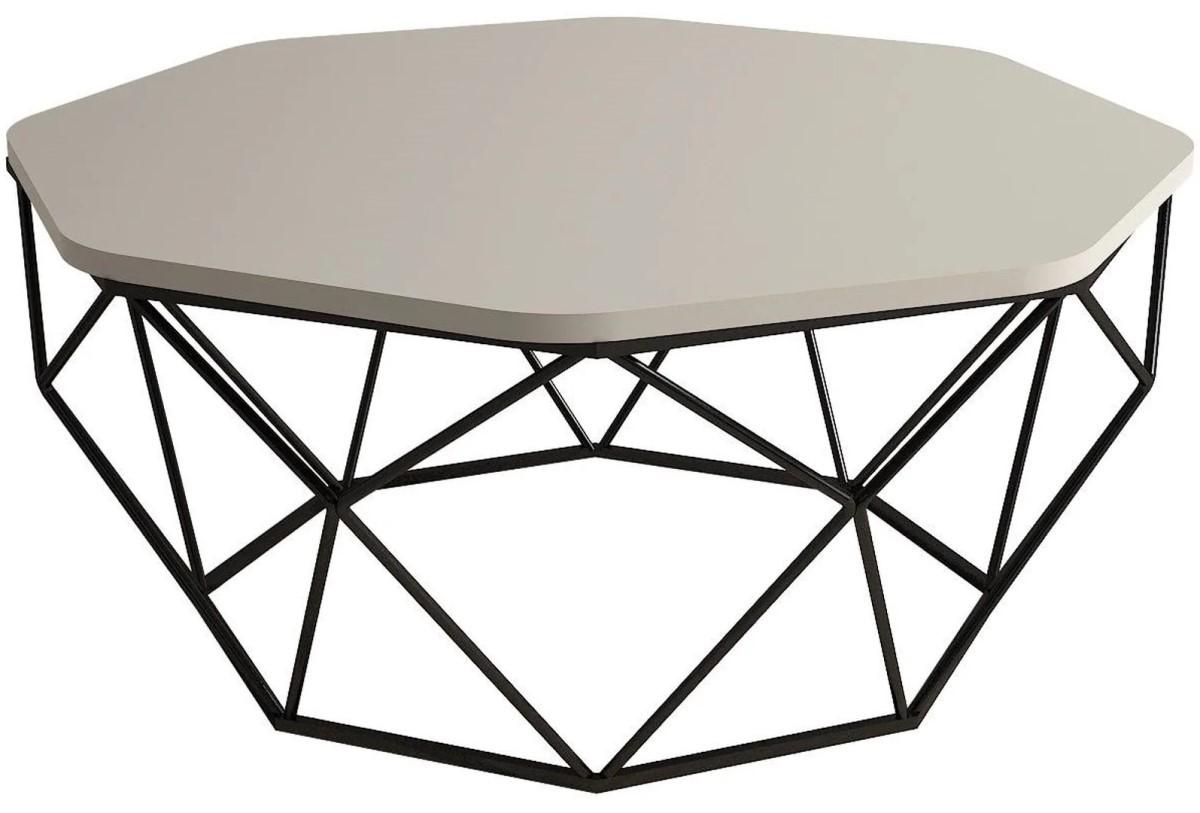 Masuta de cafea, reviste Trendy Diamond Crem (Bej)