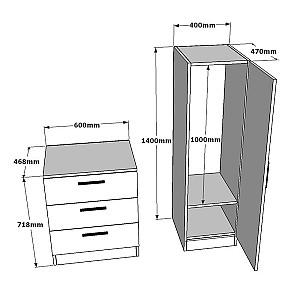 Comoda Trendy CC6-W Alb