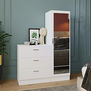 Comoda Trendy CC6-W Alb