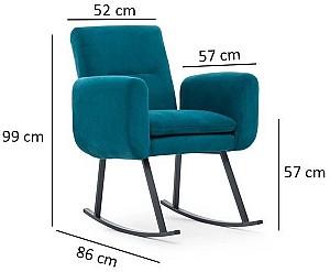 Fotoliu Trendy Kono Verde Petrol