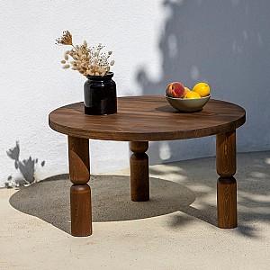 Masuta de cafea, reviste Trendy Ida 70 Nuc (Maro)